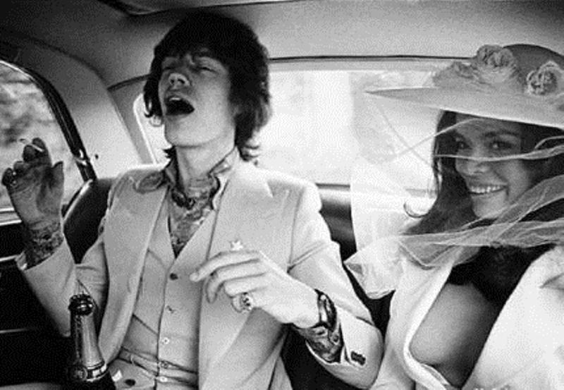 Mick i Bianca Jagger
